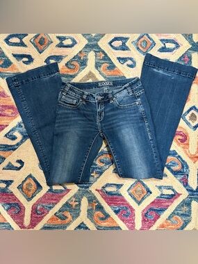 Rock & Roll Denim Women's Dark Blue Trouser Jeans